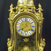                             A rare French Louis XIV clock. Hammer: £5000