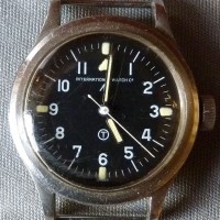 An International Watch Company Stainless Steel Cased Swiss Made Military Wrist Watch Hammer £2,900