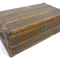  A Louis Vuitton large travelling trunk. Hammer:£1,350 