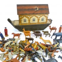    An interesting early 20th Century model of Noah’s Ark . Hammer: £1850 