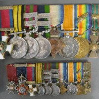 An Indian Army Father And Son Medal Group CB,CIE,DSO.  Hammer £5,400